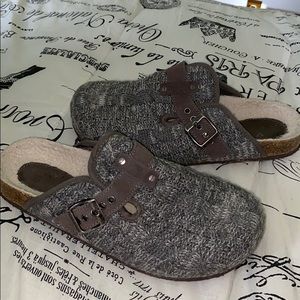 American Eagle Outfitters sweater mule with buckle